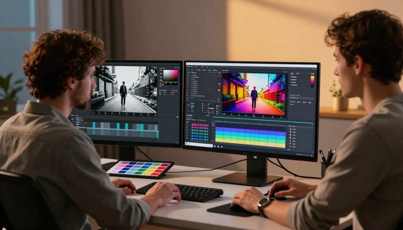 Colorización de video con inteligencia artificial