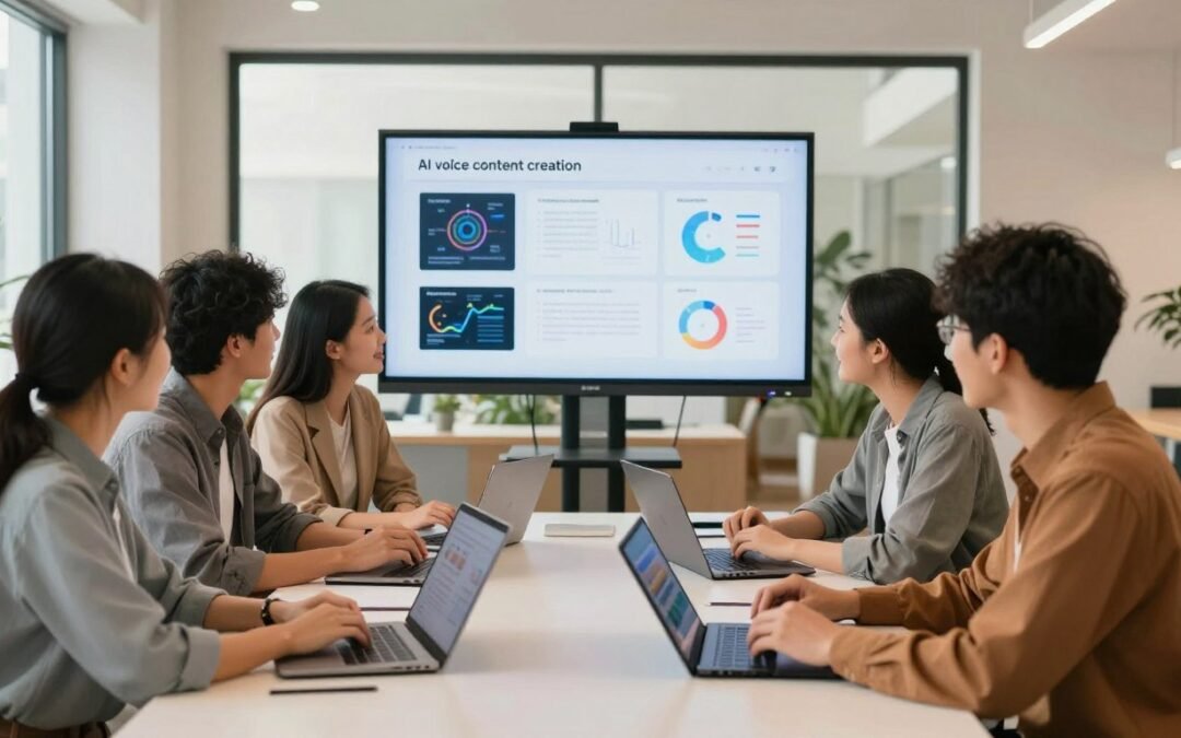 Creo contenido educativo con voz IA