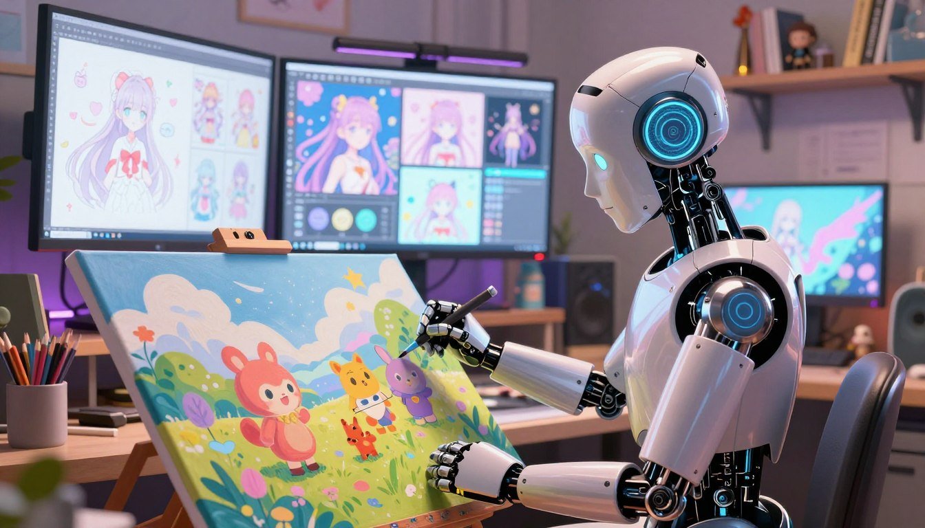 Creación de ilustraciones estilo anime con IA