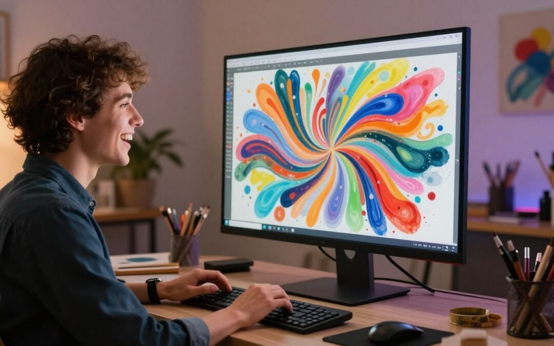 Generación de arte abstracto con IA: Mi experiencia