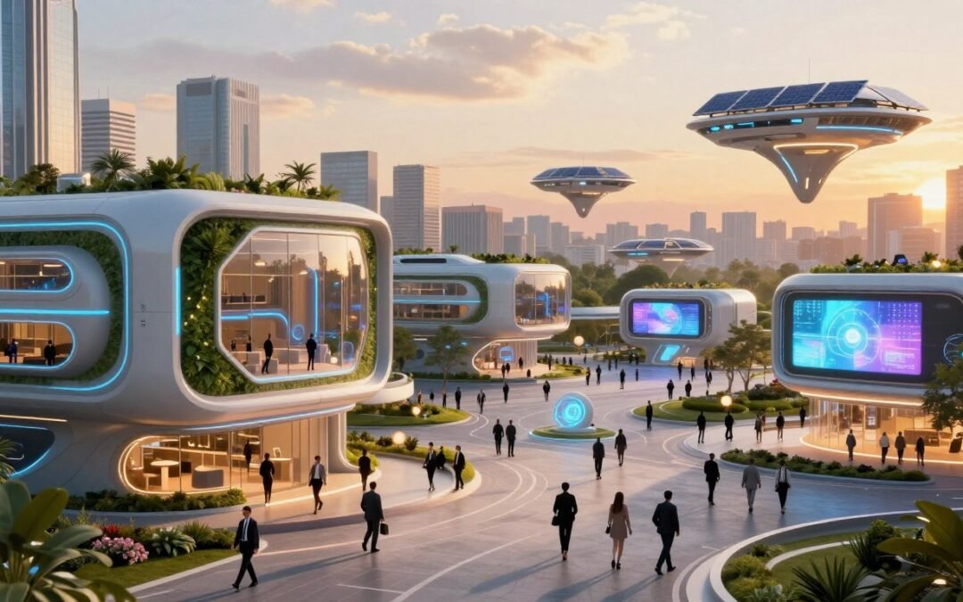 Yo genero ciudades futuristas con IA