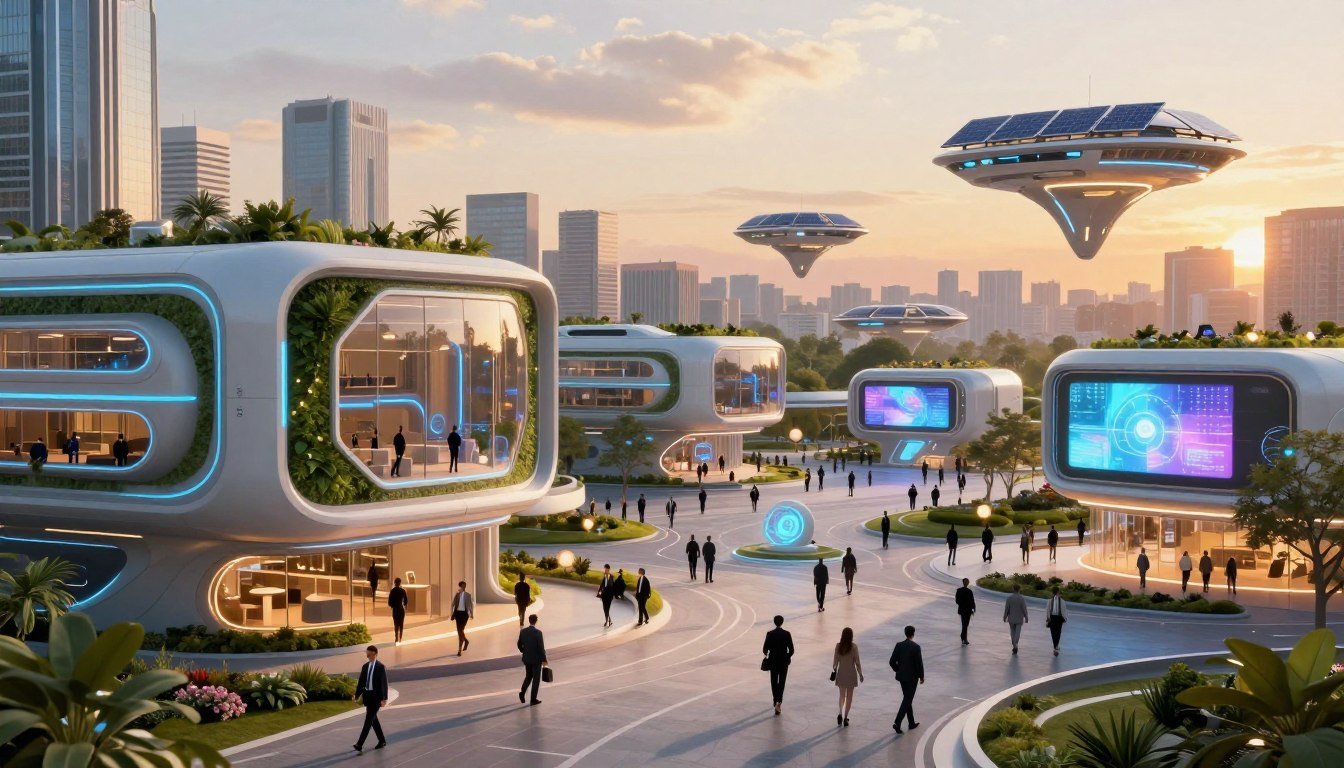 Generación de ciudades futuristas con IA