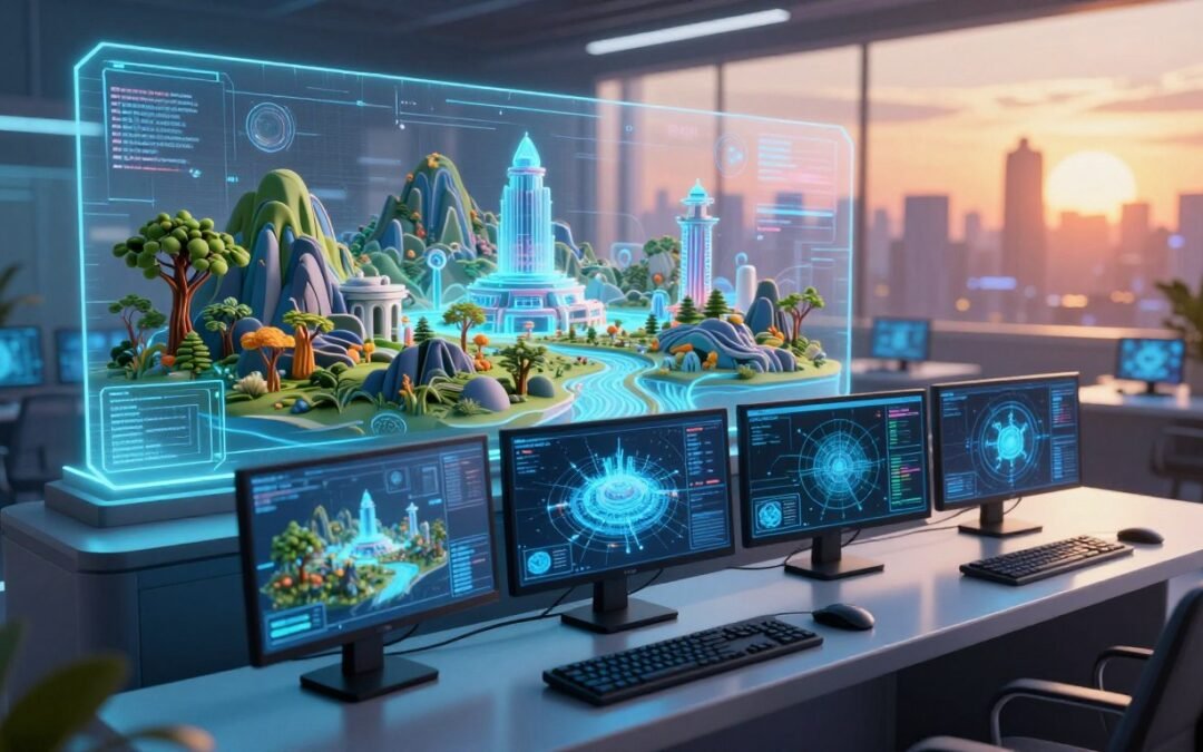 Generación de Escenarios 3D con IA: Mi Enfoque como Gestora Audiovisual