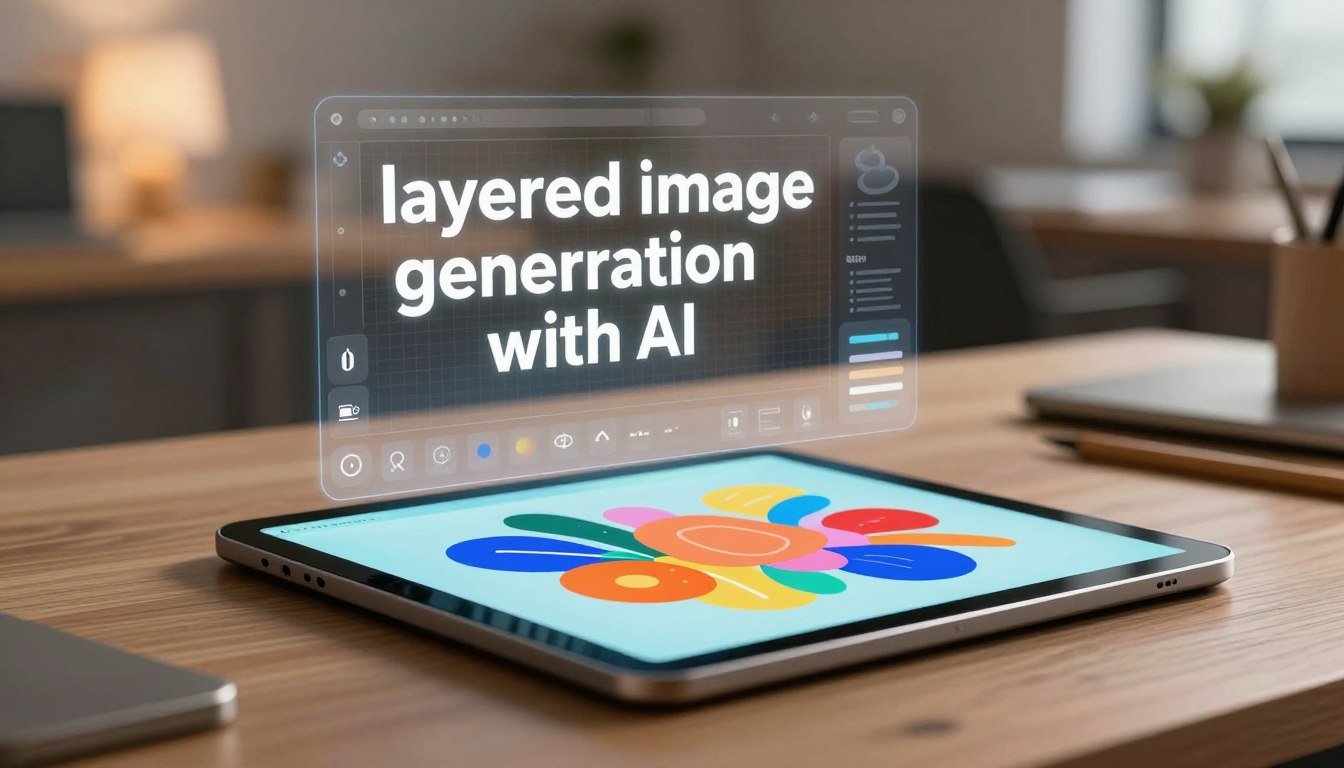 Generación de imágenes en capas con IA