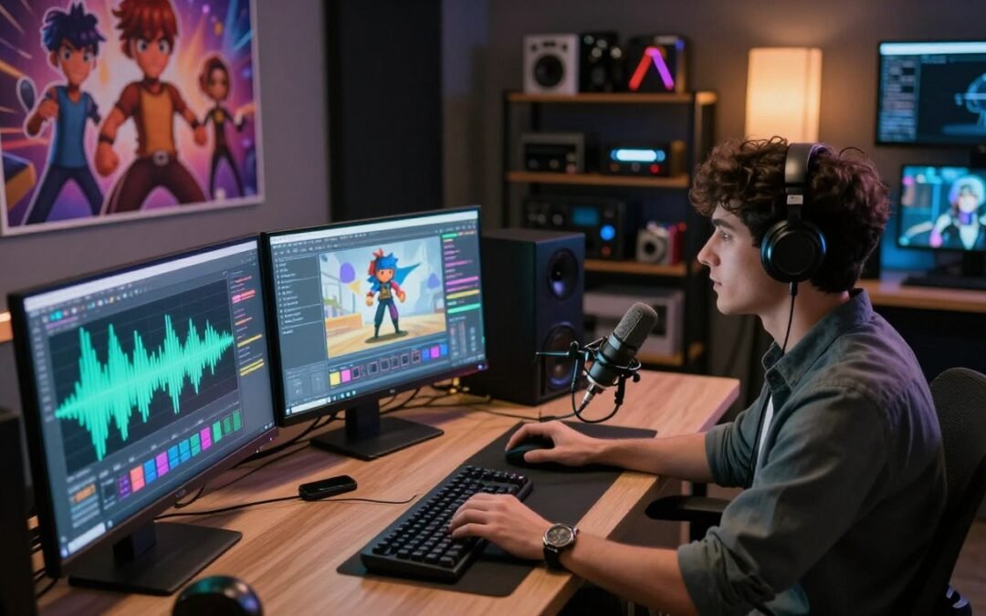 Generación de voz para videojuegos con IA