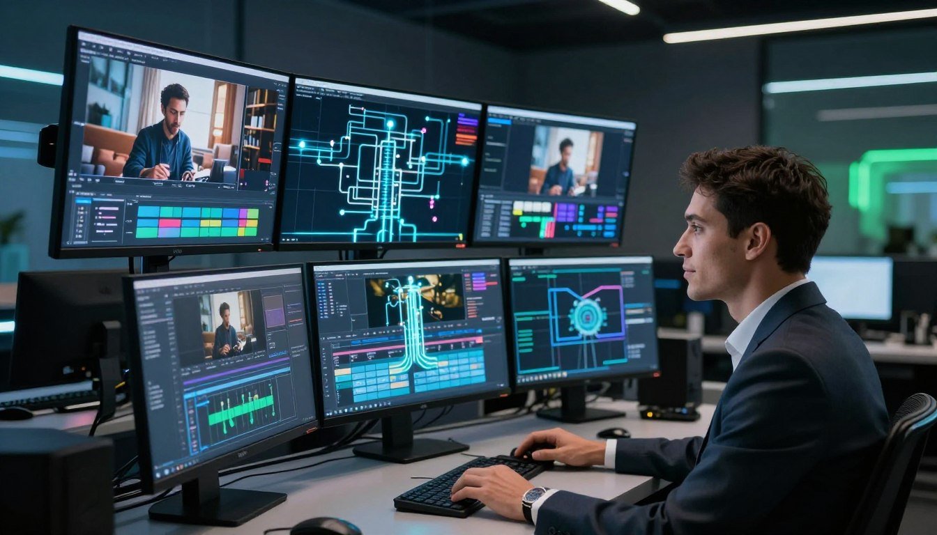 Pipeline de video profesional con IA