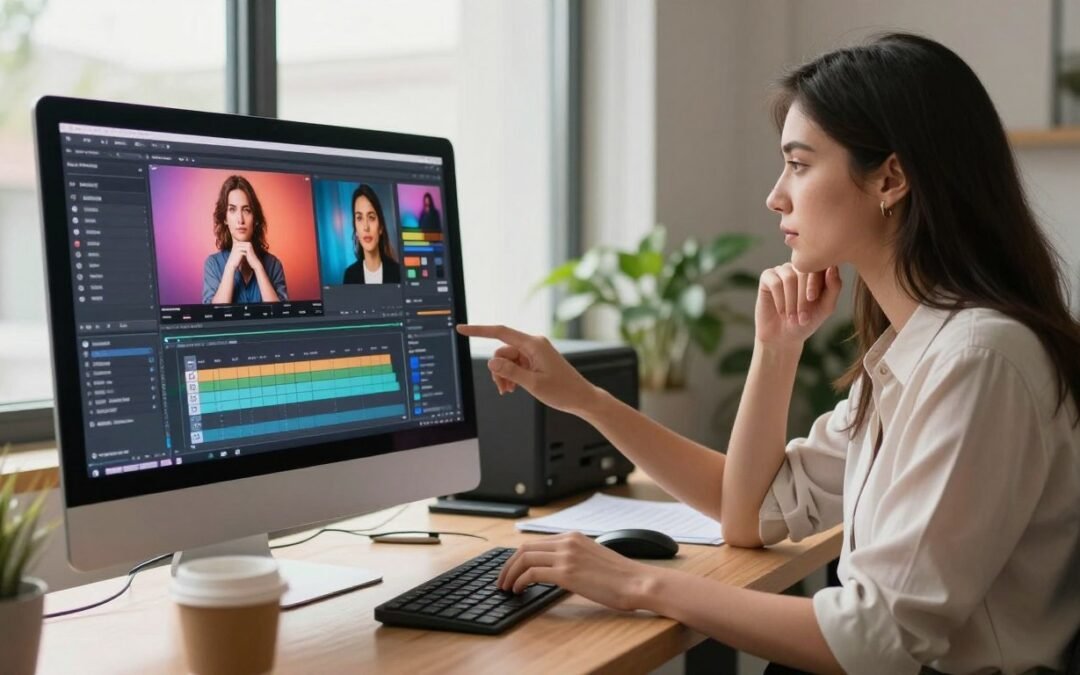 Reemplazo de fondos en video con IA: Estrategias de una profesional creativa