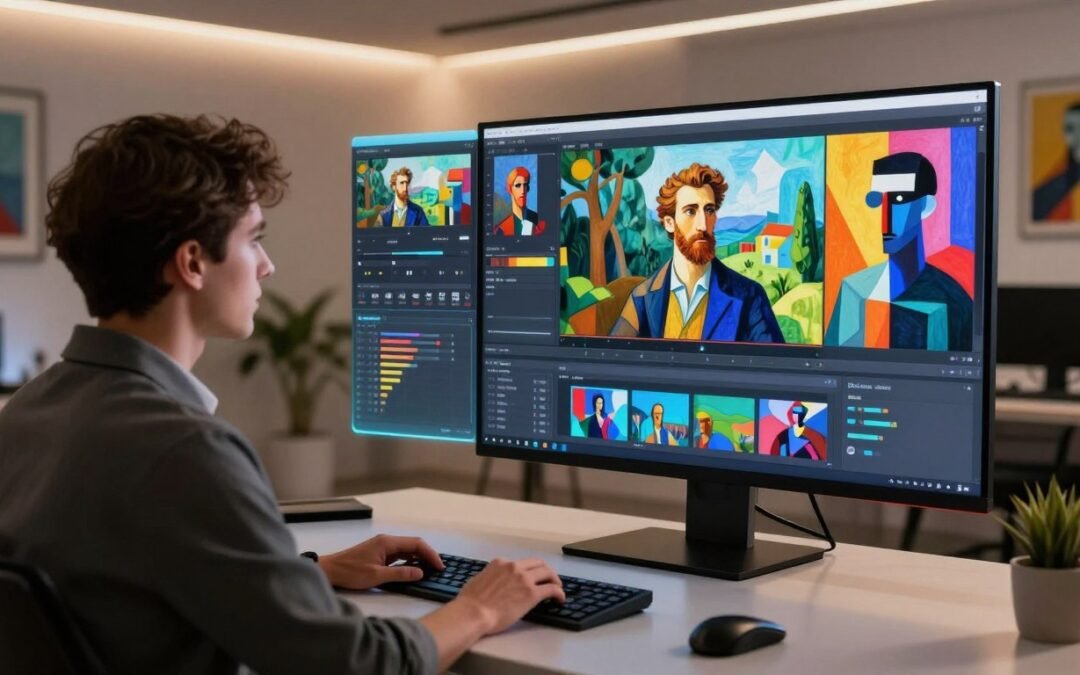 Transfiere el estilo de tus videos con IA