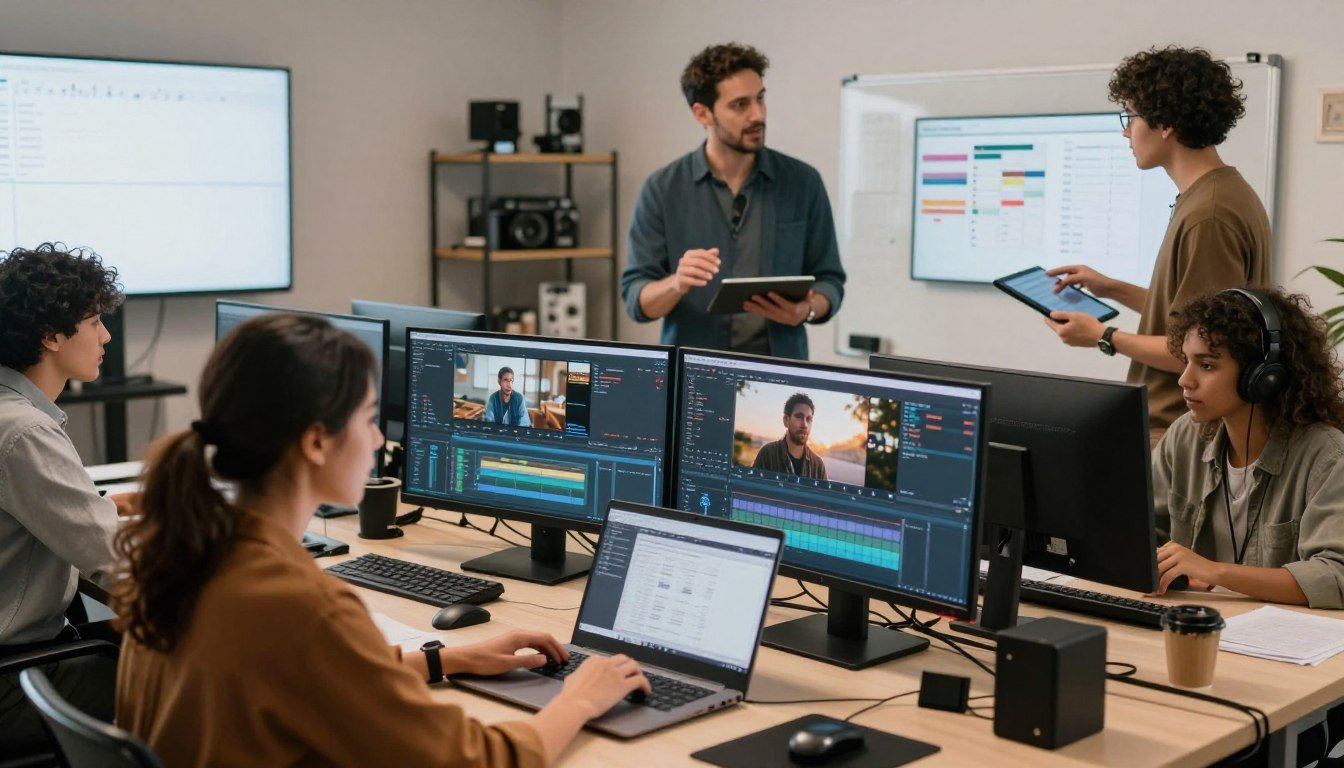 Workflow de producción de video con IA